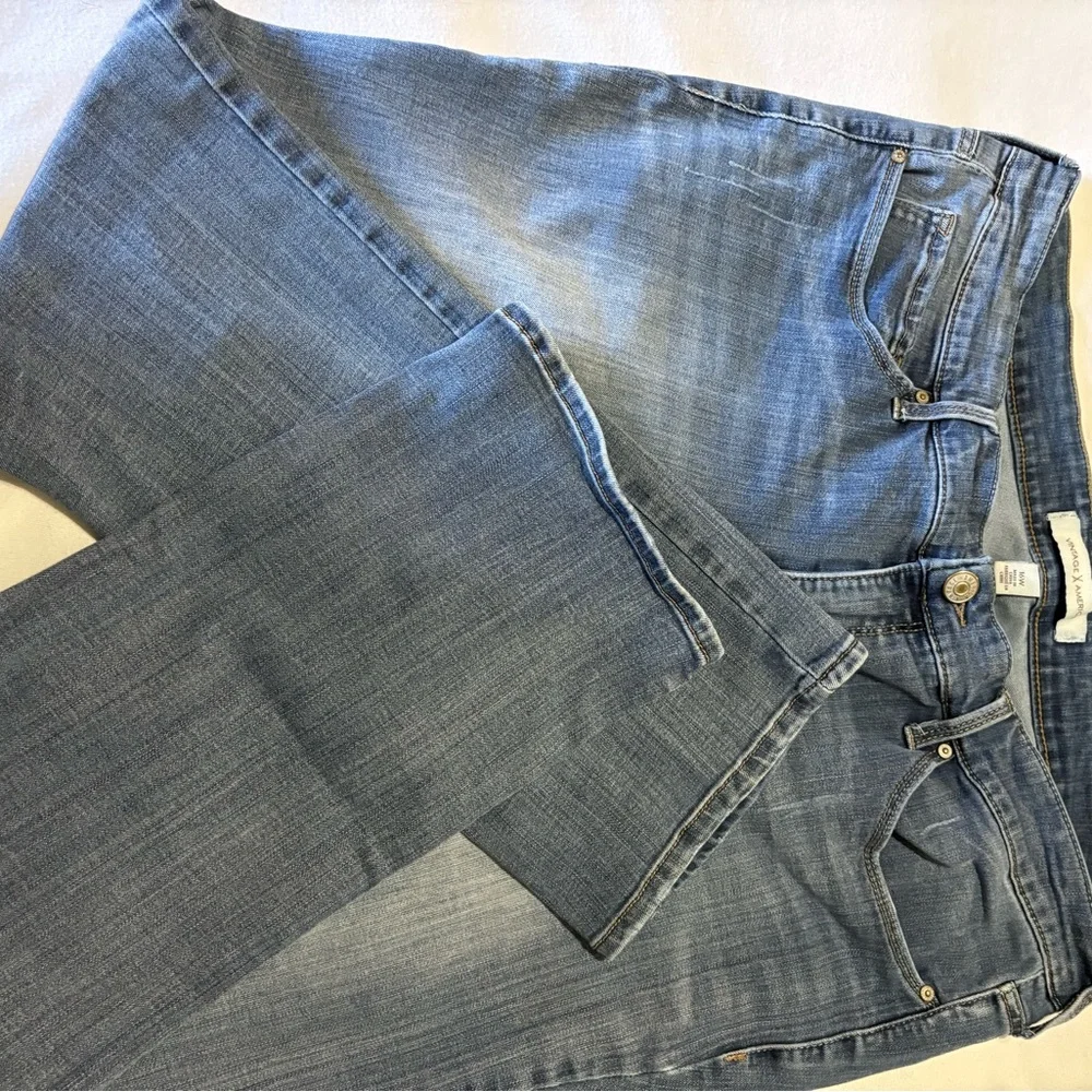 Vintage America Light Blue Straight Leg Jeans - Picture 2 of 5